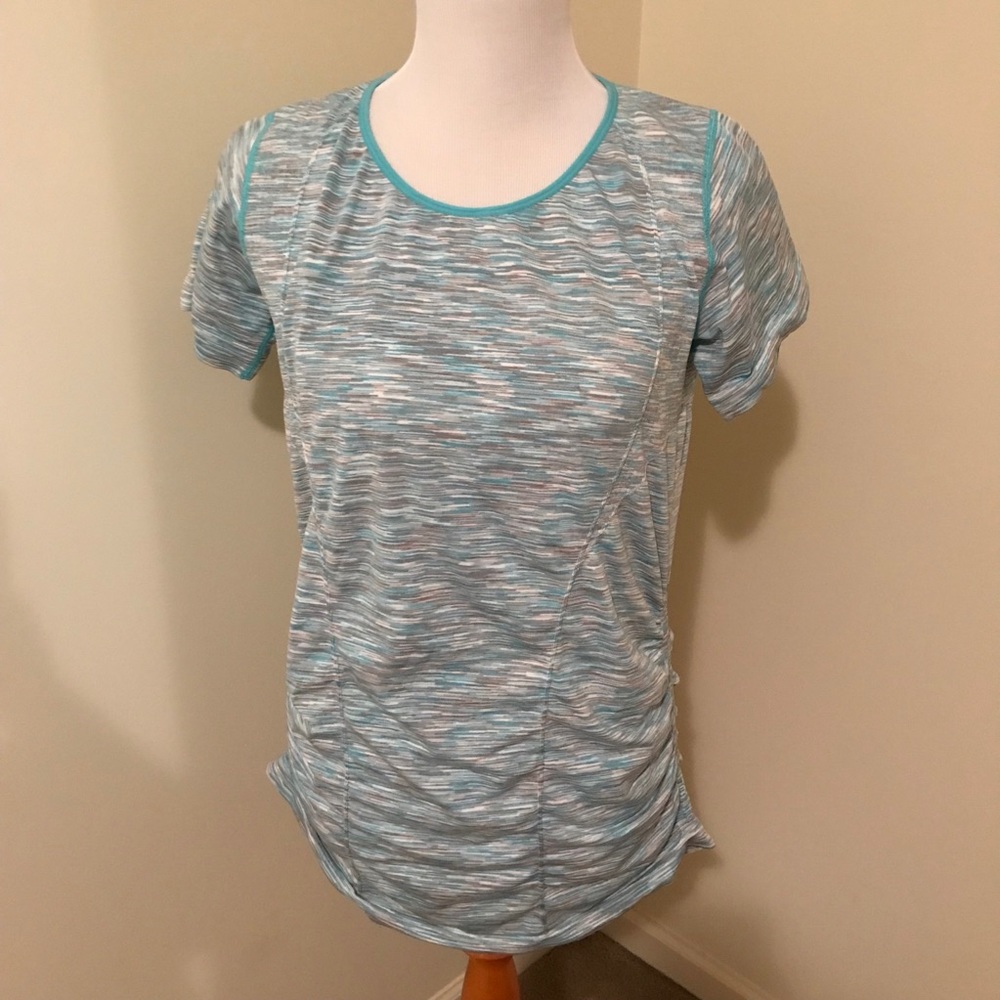 Be Inspired Blue Athletic Top